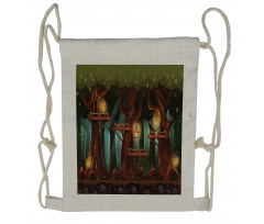 Fairy Forest Woodland Drawstring Backpack