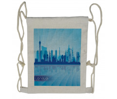 American City Silhouette Drawstring Backpack