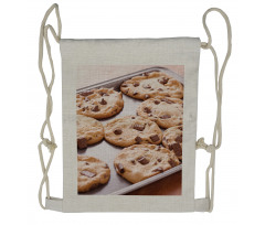 Oven Chocolate Drawstring Backpack