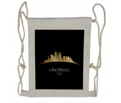 Skyscrapers Monumental Drawstring Backpack