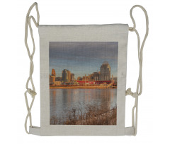 Vertical of City River Drawstring Backpack