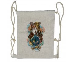 Third Eye Fortune Teller Drawstring Backpack