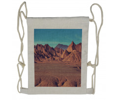 Mountain Argentina Desert Drawstring Backpack