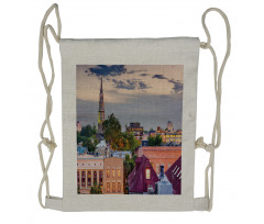 South Carolina Buildings Drawstring Backpack