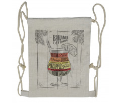 Bahama Mama Vintage Drawstring Backpack