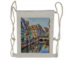 Traditional French Drawstring Backpack