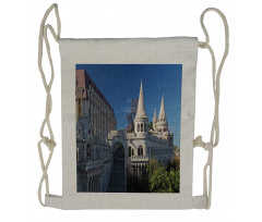 Historic Fisherman Bastion Drawstring Backpack