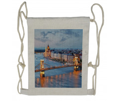 World Tourist Attractions Drawstring Backpack