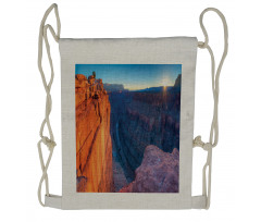 Sunrise at Toroweap Drawstring Backpack