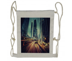 Traffic Hong Kong City Drawstring Backpack