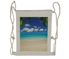 Tropic Vacation Scenic Drawstring Backpack