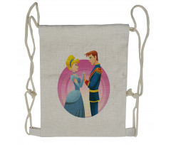 Classic Love Story Drawstring Backpack