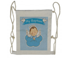 My Sign Baby Drawstring Backpack