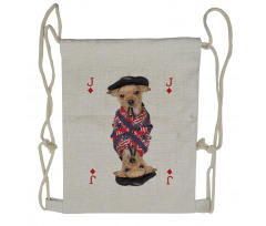 Gamble Chihuahua Drawstring Backpack