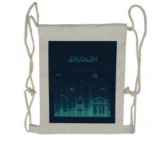 Detailed Modern Skyline Drawstring Backpack