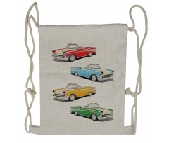 Roadsters Old Vintage Drawstring Backpack