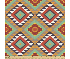 Etnik Parça Kumaş Klasik Kilim Motifleri