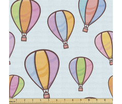 Rengarenk Parça Kumaş Büyük Küçük Devamlı Desen Hava Balonu
