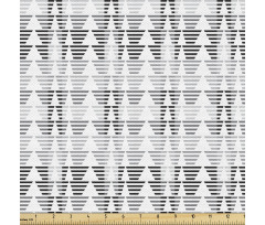 İskandinav Parça Kumaş Modern Artistik Geometrik Ağaç Formları 