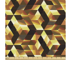 Çizgili Parça Kumaş Geometrik Mozaik