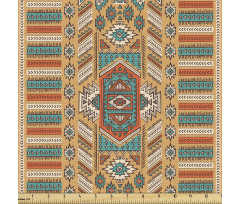 Tribal Parça Kumaş Etnik Kilim Motifli