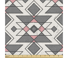 Soyut Parça Kumaş Geometrik Kilim Desenli