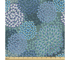 Bitki Parça Kumaş Çoklu Güzel Ortanca Çiçekli Duvar Kağıdı