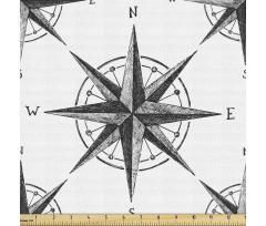 Pusula Parça Kumaş Yön Bulmaya Yarayan Alet Tekrarlı Model