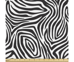 Soyut Parça Kumaş Monokrom Kesintisiz Zebra Deseni Çalışması