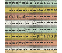 Sayı Parça Kumaş Dikiş Malzemesi Mezura Temalı Duvar Kağıdı