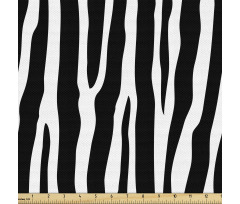 Afrika Parça Kumaş Dikey Çizgilerle Yapılmış Zebra Desenleri