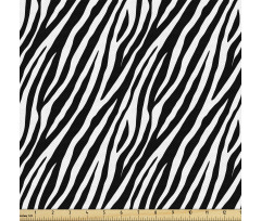 Afrika Parça Kumaş Alev Benzeri Göz Alıcı Çizgiler Zebra Deseni