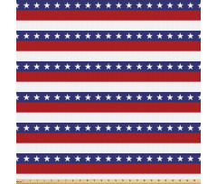 Amerika Mikrofiber Parça Kumaş Tekrarlı Soyut ABD Bayrakları Örüntüsü