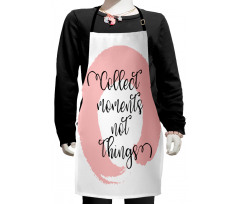 Bold Streak with Typography Kids Apron