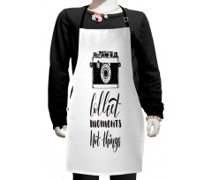 Capturing the Moment in Life Kids Apron