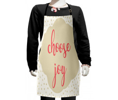 Doodle Cloud on Spots Kids Apron