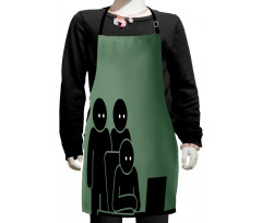 Office Fun Working Kids Apron