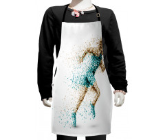 Man in Bubbles Kids Apron