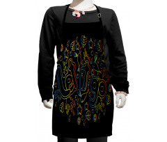 Color Transitions Artwork Kids Apron