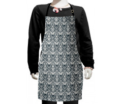 Skull in Flora Kids Apron