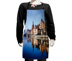 Motlawa River Gdansk Town Kids Apron