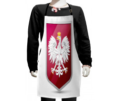 Coat of Arms of Poland Eagle Kids Apron