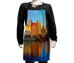 Morning View Gdansk Town Kids Apron