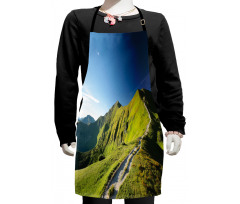 Peaks in Tatra Mountains Kids Apron