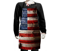 Independence Day Wall Kids Apron