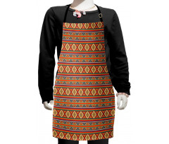 Aztec Tribal Kids Apron