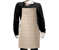 Abstract Toadstools Kids Apron