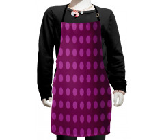 Symmetric Pinkish Rounds Kids Apron