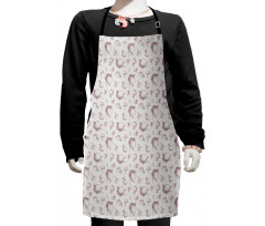 Hand Drawn Pomegranates Kids Apron