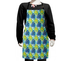 Paintbrush Streaks Doodling Kids Apron